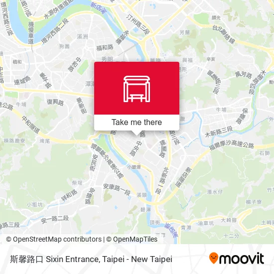 斯馨路口 Sixin Entrance map