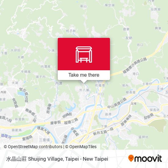 水晶山莊 Shuijing Village地圖