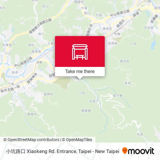小坑路口 Xiaokeng Rd. Entrance map