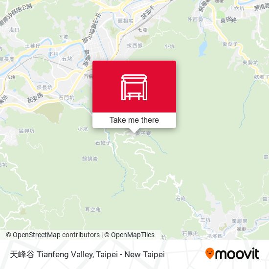 天峰谷 Tianfeng Valley地圖