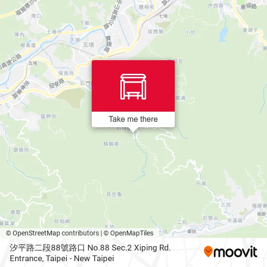 汐平路二段88號路口 No.88 Sec.2 Xiping Rd. Entrance地圖