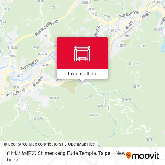 石門坑福德宮 Shimenkeng Fude Temple map