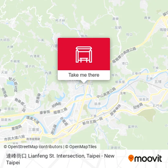 連峰街口 Lianfeng St. Intersection map