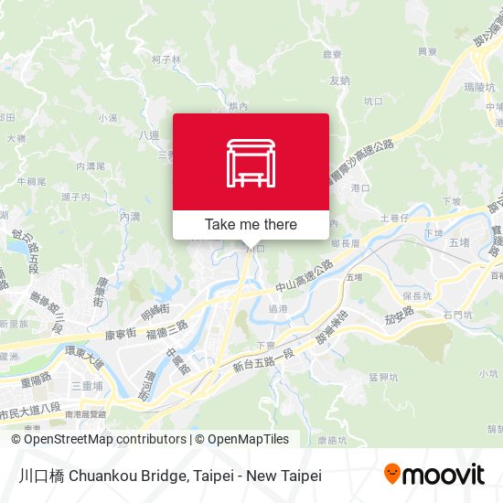 川口橋 Chuankou Bridge地圖