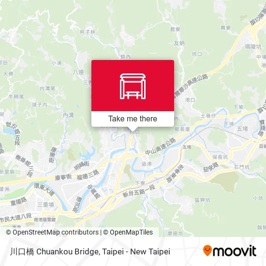 川口橋 Chuankou Bridge map