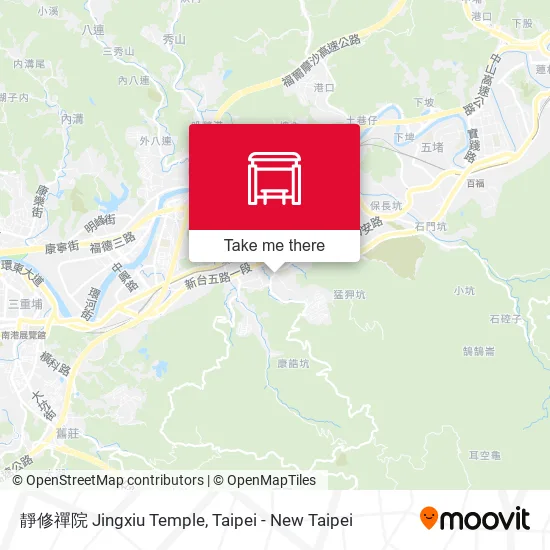 靜修禪院 Jingxiu Temple map