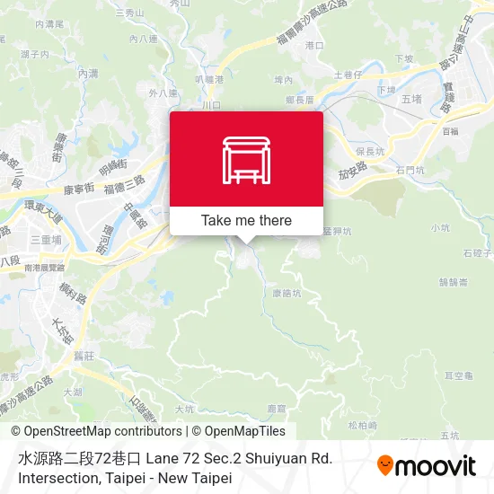 水源路二段72巷口 Lane 72 Sec.2 Shuiyuan Rd. Intersection地圖