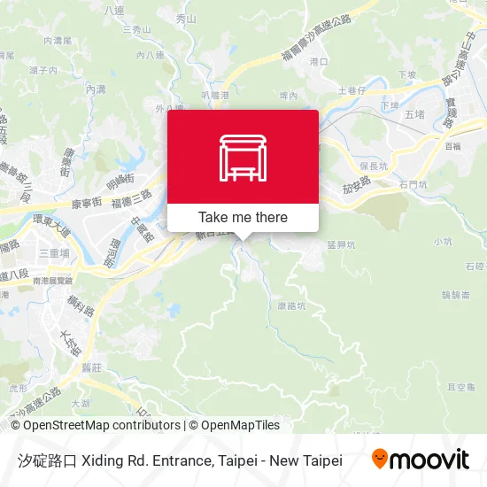 汐碇路口 Xiding Rd. Entrance map