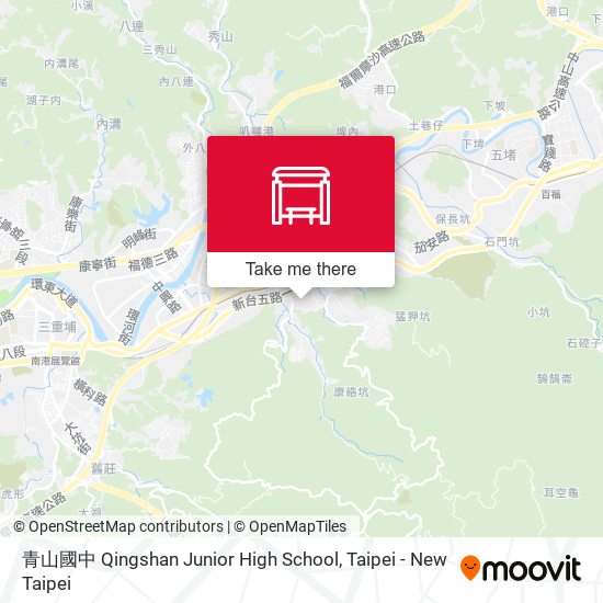 青山國中 Qingshan Junior High School map