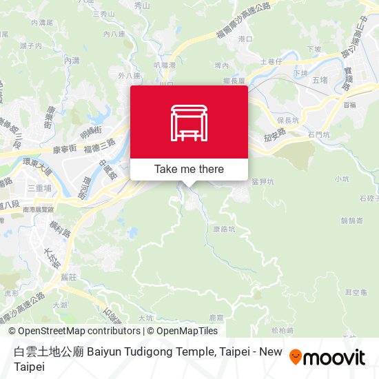 白雲土地公廟 Baiyun Tudigong Temple map