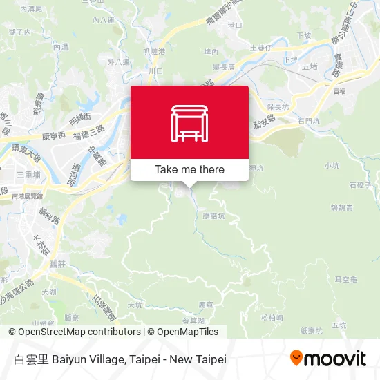 白雲里 Baiyun Village map