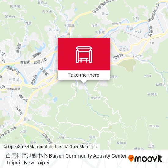 白雲社區活動中心 Baiyun Community Activity Center地圖