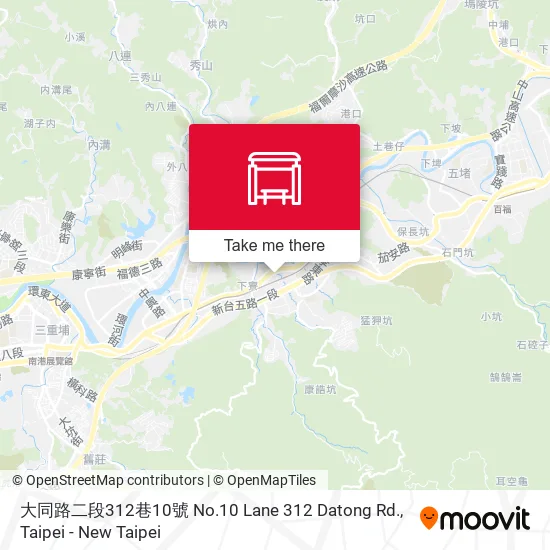 大同路二段312巷10號 No.10 Lane 312 Datong Rd. map