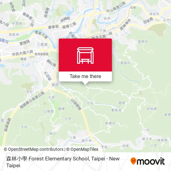 森林小學 Forest Elementary School map