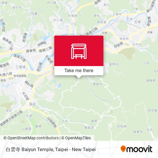 白雲寺 Baiyun Temple map