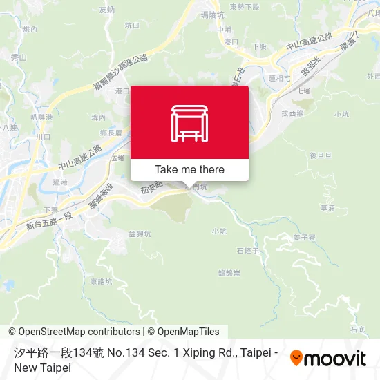 汐平路一段134號 No.134 Sec. 1 Xiping Rd. map