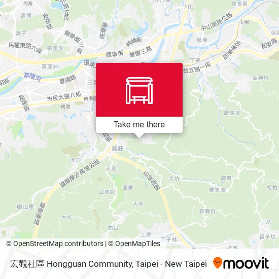宏觀社區 Hongguan Community map