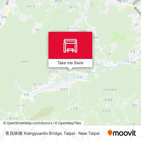 香員林橋 Xiangyuanlin Bridge map