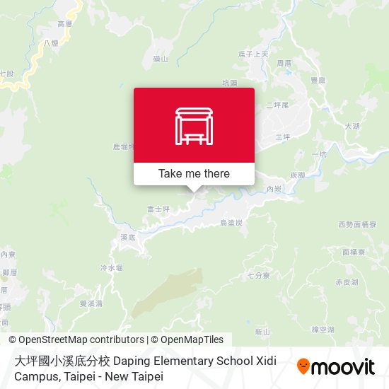 大坪國小溪底分校 Daping Elementary School Xidi Campus map