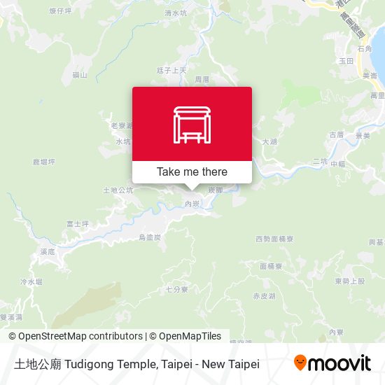 土地公廟 Tudigong Temple地圖