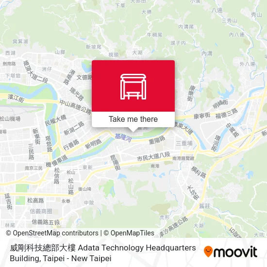 威剛科技總部大樓 Adata Technology Headquarters Building地圖