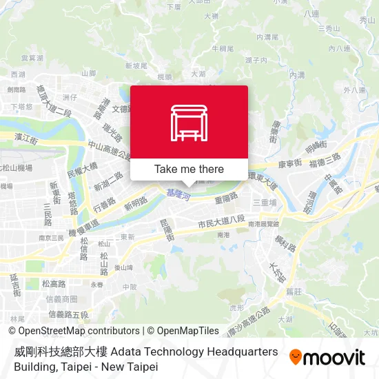 威剛科技總部大樓 Adata Technology Headquarters Building地圖