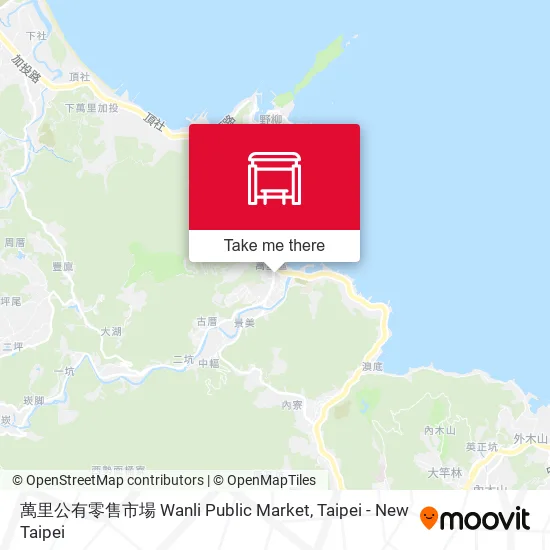 萬里公有零售市場 Wanli Public Market map