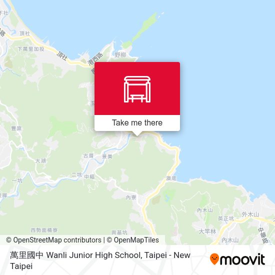 萬里國中 Wanli Junior High School map
