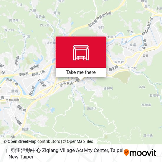 自強里活動中心 Ziqiang Village Activity Center map