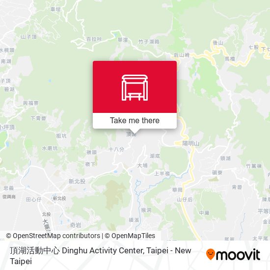 頂湖活動中心 Dinghu Activity Center map