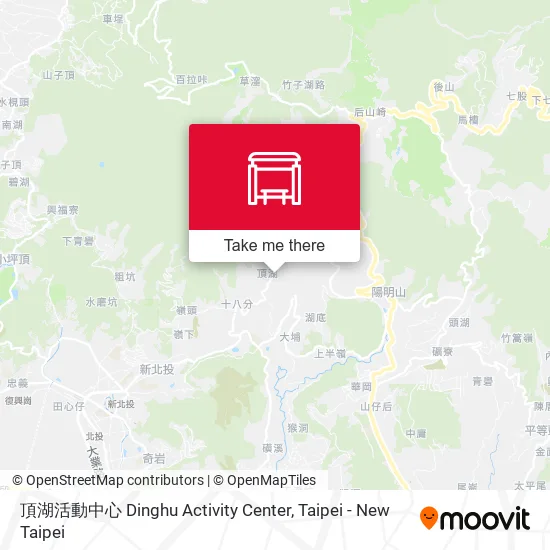 頂湖活動中心 Dinghu Activity Center map