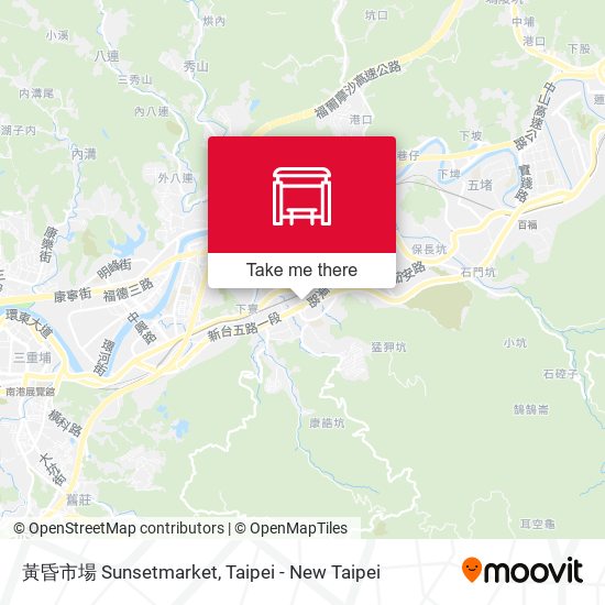 黃昏市場 Sunsetmarket map