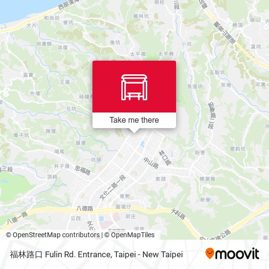 福林路口 Fulin Rd. Entrance map