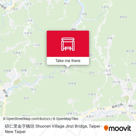 碩仁里金字橋頭 Shuoren Village Jinzi Bridge map