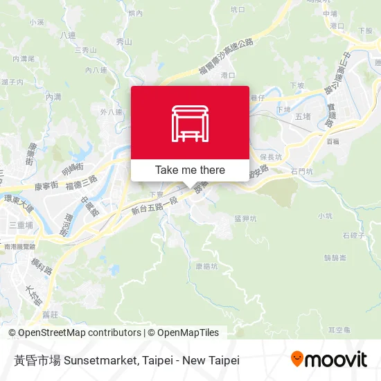 黃昏市場 Sunsetmarket map