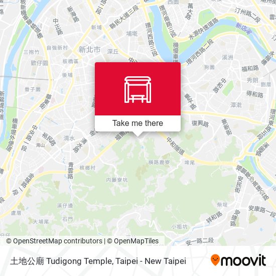 土地公廟 Tudigong Temple地圖