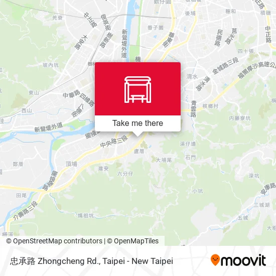 忠承路 Zhongcheng Rd. map