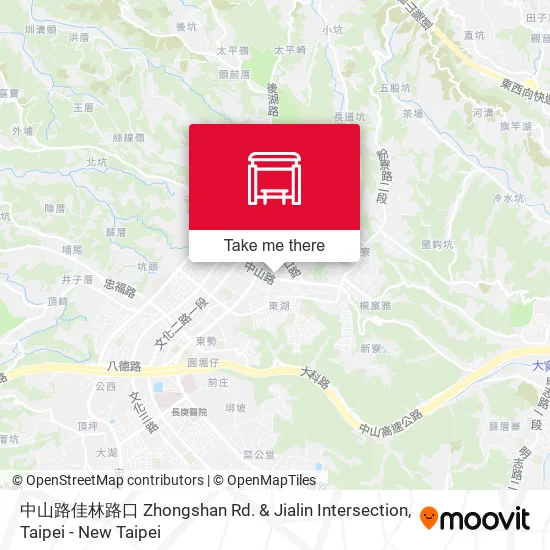 中山路佳林路口 Zhongshan Rd. & Jialin Intersection map