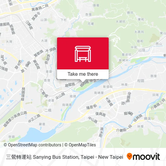 三鶯轉運站 Sanying Bus Station map