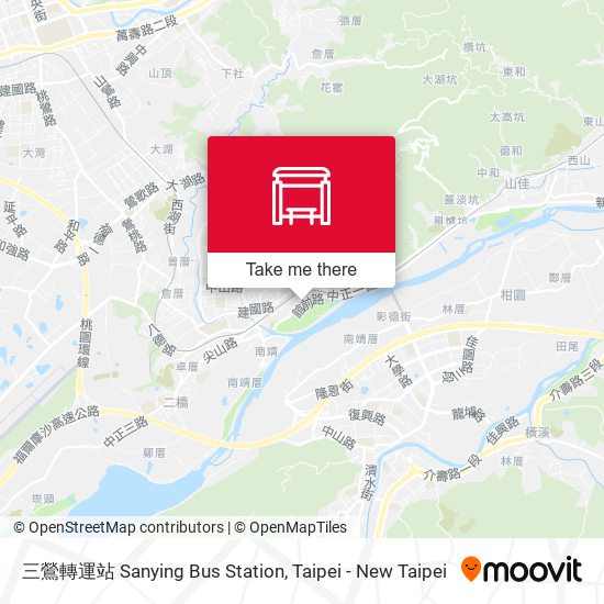三鶯轉運站 Sanying Bus Station地圖