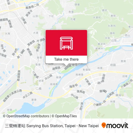 三鶯轉運站 Sanying Bus Station map