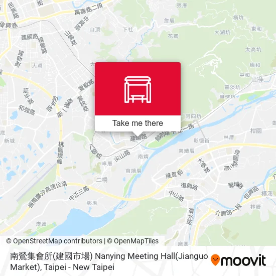 南鶯集會所(建國市場) Nanying Meeting Hall(Jianguo Market) map