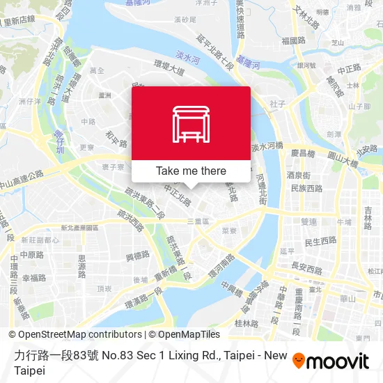 力行路一段83號 No.83 Sec 1 Lixing Rd. map