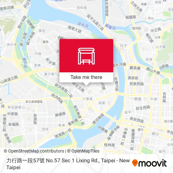 力行路一段57號 No.57 Sec 1 Lixing Rd. map