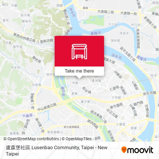 盧森堡社區 Lusenbao Community map