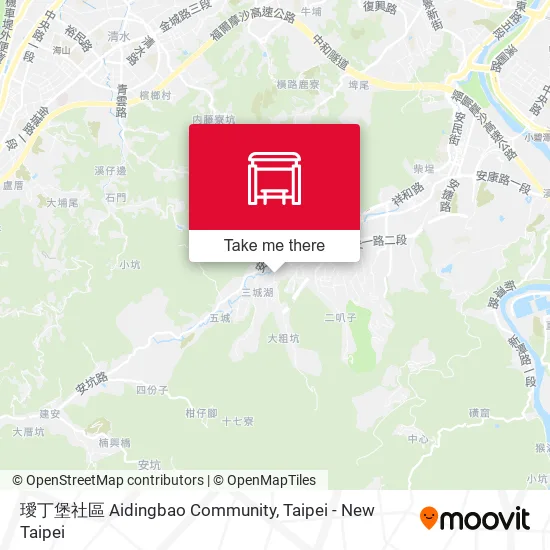 璦丁堡社區 Aidingbao Community map