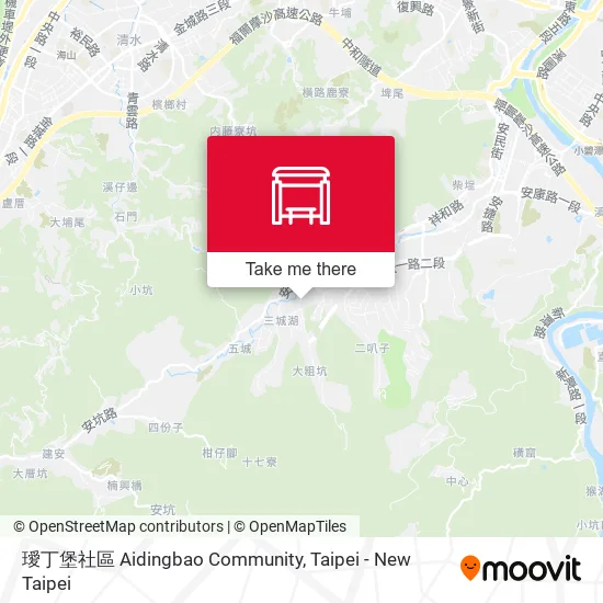 璦丁堡社區 Aidingbao Community map