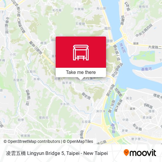 凌雲五橋 Lingyun Bridge 5地圖
