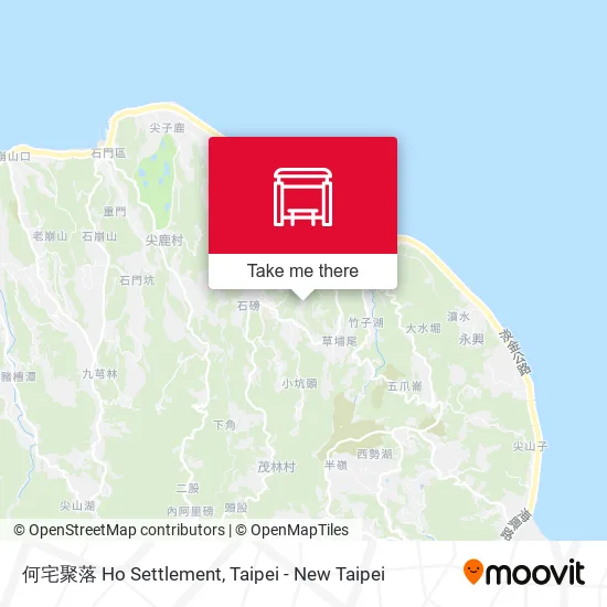 何宅聚落 Ho Settlement map