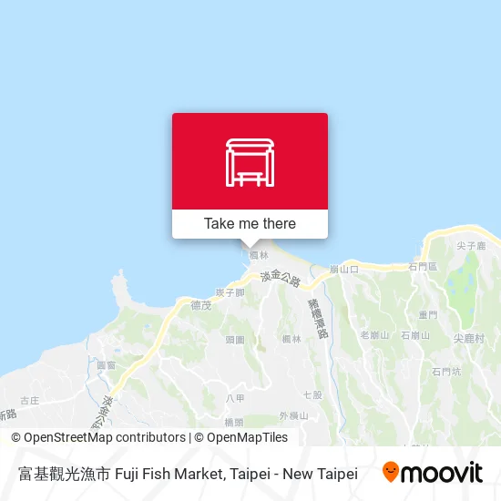 富基觀光漁市 Fuji Fish Market map